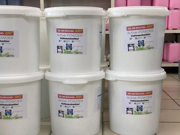 Deutsches, universales Waschpulver in 28 kg Eimern!