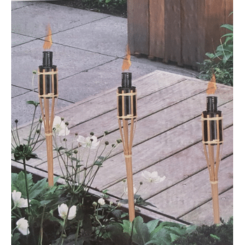 Bambusfackeln Bambus Fackel Garten Fackeln 65 cm Gartenfackel