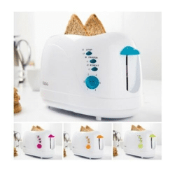 Exclusiv 2-Scheiben Toaster 750W Brottoaster, Brötchenaufsatz, Farbeauswahl, Neu