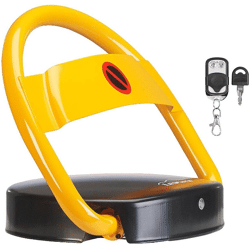 Lescars automatischer Parkplatzwächter Parkplatzsperre mit Akku & Fernbedienung Schranke Stellplatz Privatparkplatz Markierung