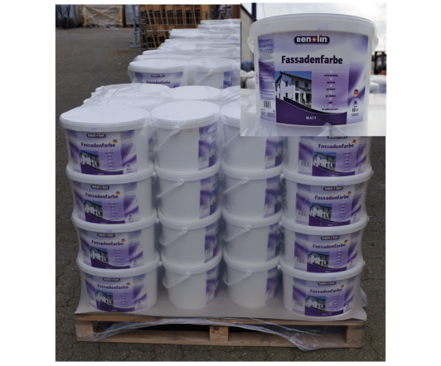 Fassadenfarbe weiß NEU/facade color/Exterior wall paint white NEW