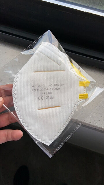 FFP3 Atemschutzmaske filtrierende Partikel Halbmaske MNS Mundschutz Gesichtsmaske