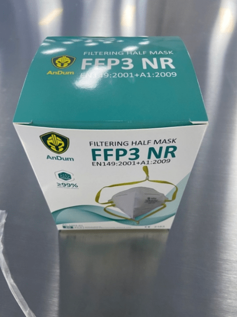 FFP3 Atemschutzmaske filtrierende Partikel Halbmaske MNS Mundschutz Gesichtsmaske