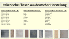 NEUE FLIESEN Restposten in verschiedenen Größen, Farben und Oberflächen