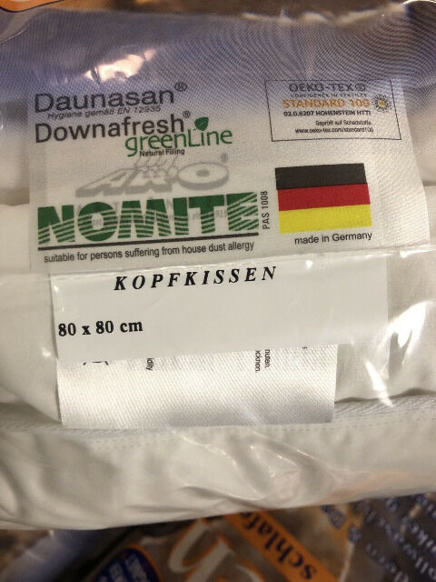 Kopfkissen 100% Federn / Pillow 100% feathers