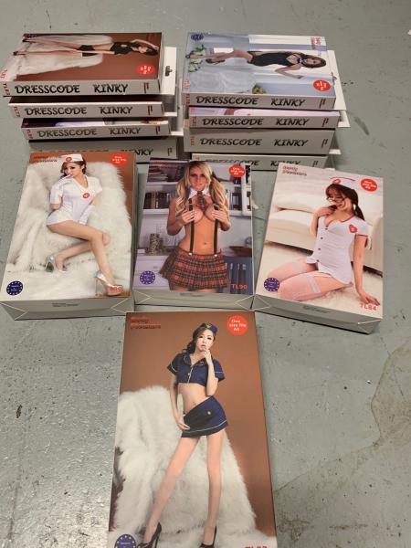 Body Pleasure - Roleplay lingerie - Sexy Lingerie - Sexy Roleplay - Mix box 12 Modellen - sexy krankenschwester - Full farbigen box 