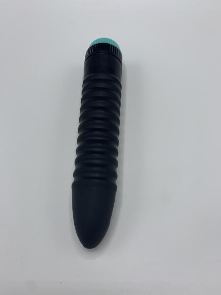 hydas - erotik - ribbel vibrator - gross format 20 cm - trendy schwarz - neutrale verpackung 