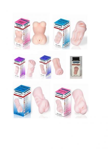 Power Escorts - 6 Models Mix Pocket Pussy Masturbator -  6 Modellen Masturbator mix - Erotik 