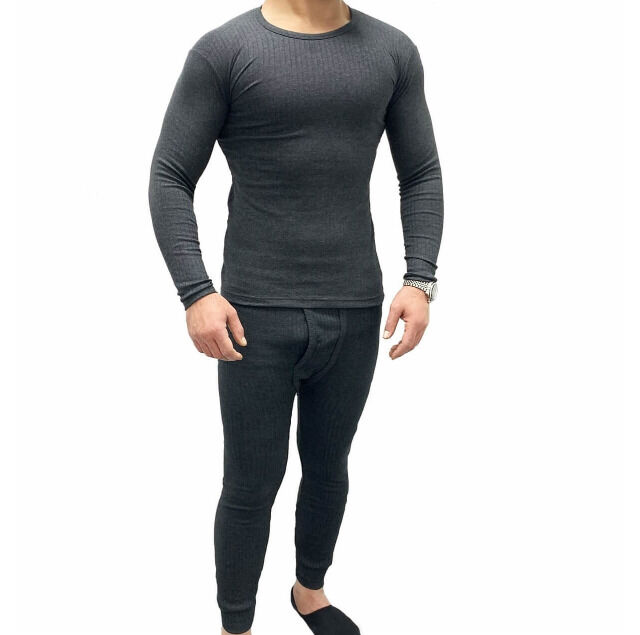warme lange Thermo-Unterhose für Herren in Anthrazit Garcia Pescara in Größen S M L XL XXL 3XL Unterwäsche Winter Wärme
