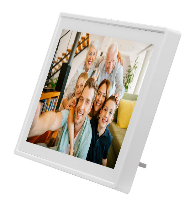 Denver PFF-1011White Digitaler Bilderrahmen 25,6cm (10,1 Zoll) Frameo WiFi microSD 8GB Flash
