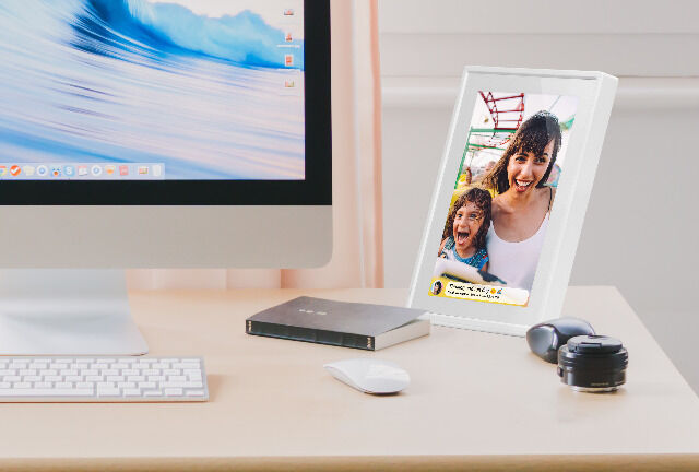 DENVER PFF-711BLACK & WHITE 7-Zoll-Digital-Wi-Fi-Fotorahmen