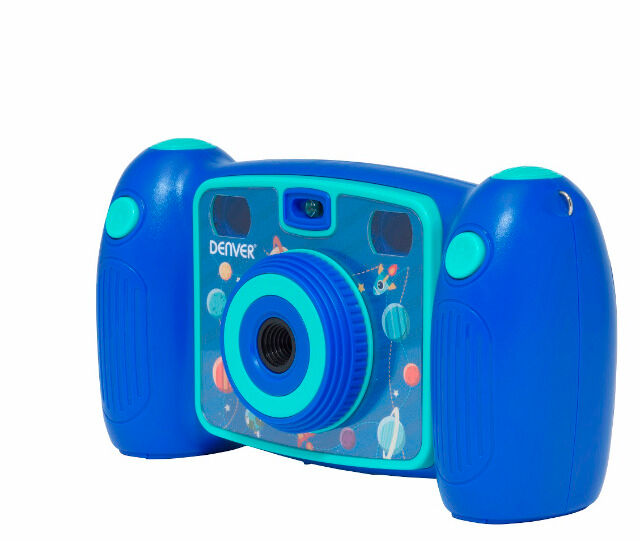 DENVER KCA-1310 BLUE & PINK Digitale Kinderkamera mit eingebautem Schlangenspiel