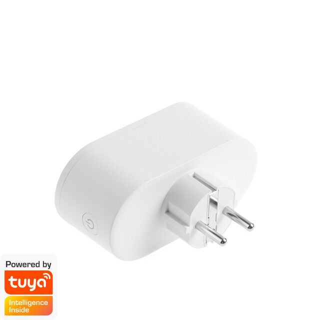 DENVER SHP-200 Smart Home Netzstecker 2in1 TUYA-kompatibler & Google-Assistent / Amazon Alexa