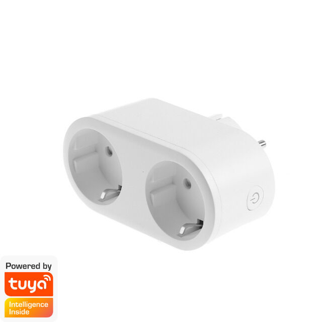 DENVER SHP-200 Smart Home Netzstecker 2in1 TUYA-kompatibler & Google-Assistent / Amazon Alexa