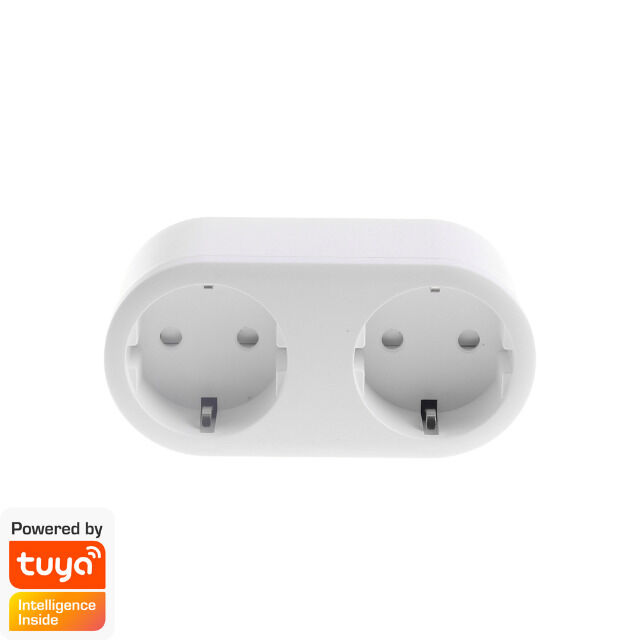 DENVER SHP-200 Smart Home Netzstecker 2in1 TUYA-kompatibler & Google-Assistent / Amazon Alexa