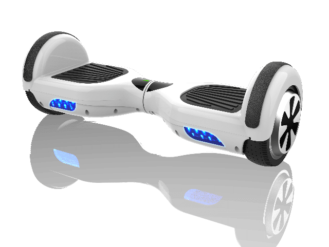 DENVER HBO-6610 Hoverboard mit eingebautem Akku 2 x 250W-Motoren mit bis zu 14 km / h erreichen eine Reichweite von bis zu 15 km pro Ladung 