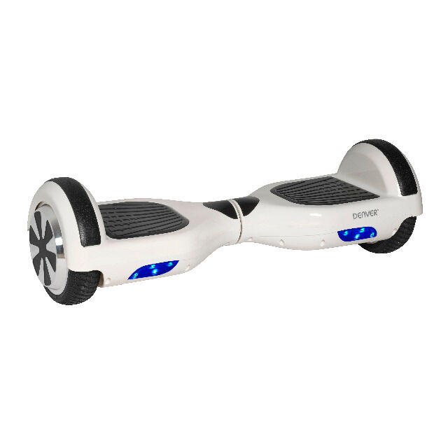 DENVER HBO-6610 Hoverboard mit eingebautem Akku 2 x 250W-Motoren mit bis zu 14 km / h erreichen eine Reichweite von bis zu 15 km pro Ladung 