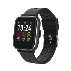 DENVER SW-161 Bluetooth Smartwatch mit Herzfrequenzsensor IP67 staub- und wasserdicht