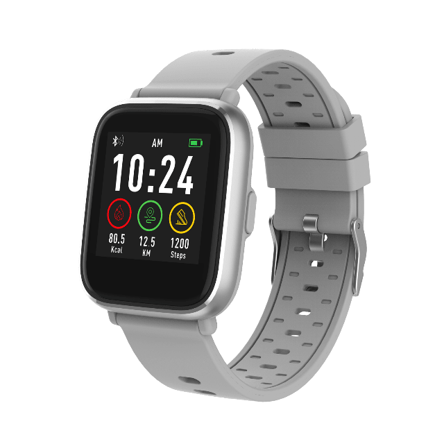 DENVER SW-161 Bluetooth Smartwatch mit Herzfrequenzsensor IP67 staub- und wasserdicht