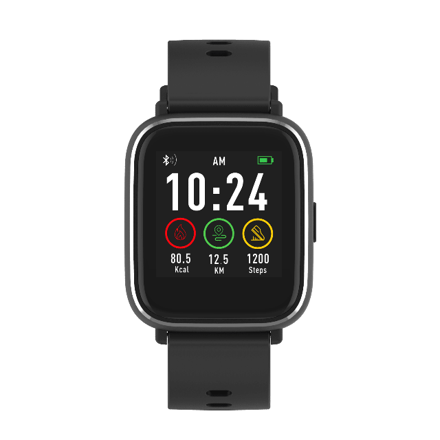DENVER SW-161 Bluetooth Smartwatch mit Herzfrequenzsensor IP67 staub- und wasserdicht