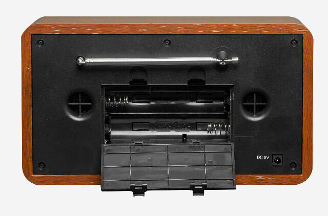 DENVER DAB-18 DAB + / FM-Radio mit Bluetooth-, Uhr- und Alarmfunktion 2 x 2 W Lautstärke 