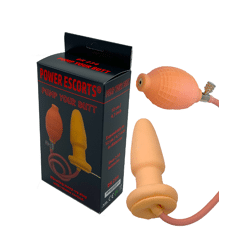 Power Escorts - Pump Your Butt - Vibrierender Analplug - Fleisch - Farbbox - anal - Erotik
