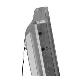 DENVER MC-5220 SILVERMK2 / BLACKMK2 Wandmontierbares Musiksystem mit UKW-Radio und CD-Player AUX-Eingang, Kopfhöreranschluss, Uhr- und Alarm