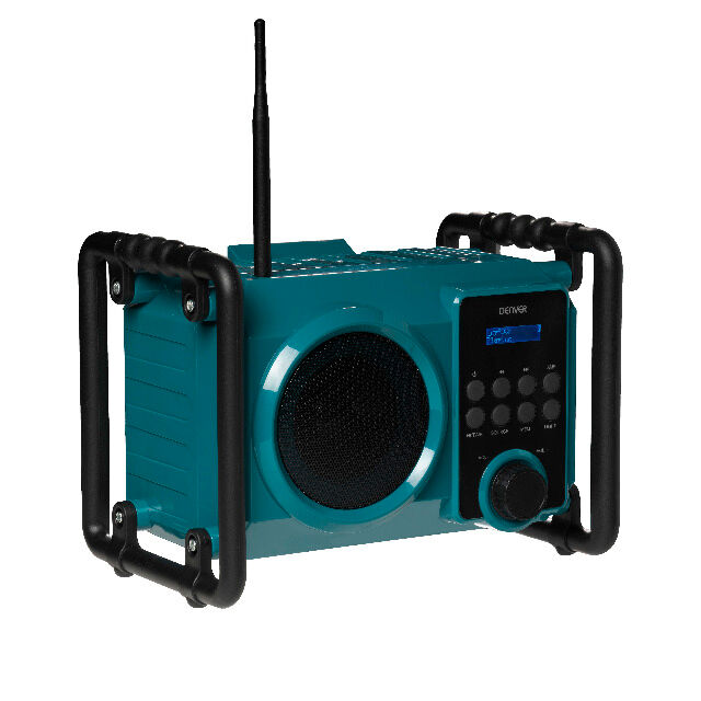 DENVER WRD-50 Baustelle DAB + Radio Mit Bluetooth & Flutlichtfunktion