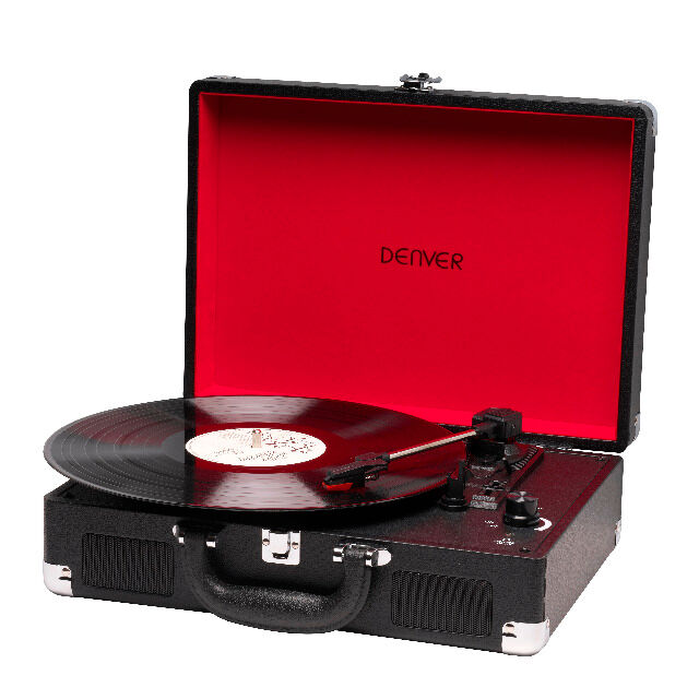 DENVER VPL-118 Plattenspieler mit eingebauten Lautsprechern