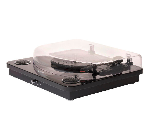 Denver VPL-200 USB-Plattenspieler mit eingebauten Lautsprechern und 5-W-Ausgang Inklusive Software zur direkten Aufnahme auf den PC