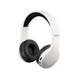 DENVER BTH-240 Drahtloses Bluetooth-Headset mit Freisprechfunktion Eingebauter Akku (bis zu 20 Stunden Musikwiedergabe)