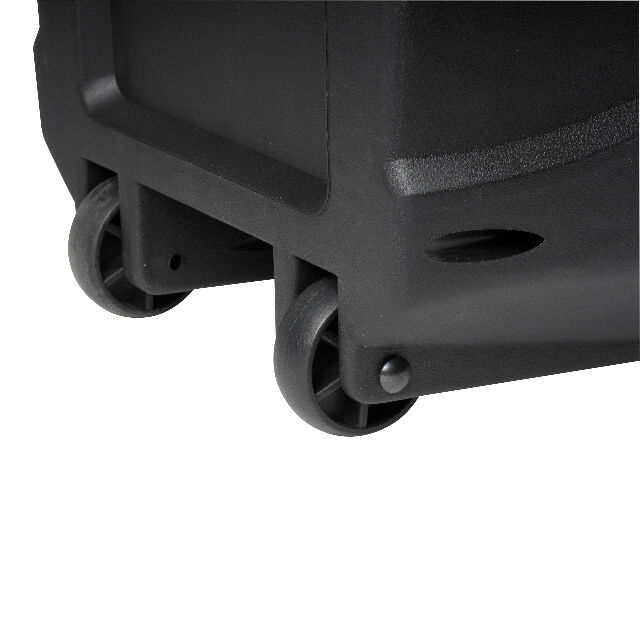 Denver TSP-110 8-Zoll-Bluetooth-Trolley-Lautsprecher mit Lichteffekt auf der Vorderseite USB, MicroSD-Kartensteckplatz, AUX-Eingang