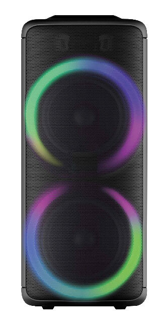 DENVER BPS-455 Bluetooth-Party-Lautsprecher Mit LED-Licht und 2 x 10 ”Tieftönern