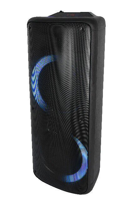 DENVER BPS-455 Bluetooth-Party-Lautsprecher Mit LED-Licht und 2 x 10 ”Tieftönern