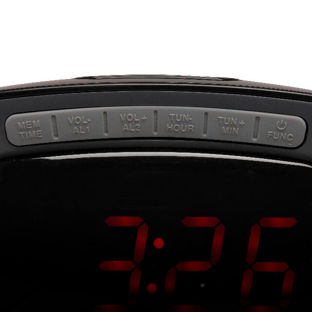 DENVER CR-422 PLL FM Clockradio mit Doppelalarmfunktion mit 20 voreingestellten Sendern