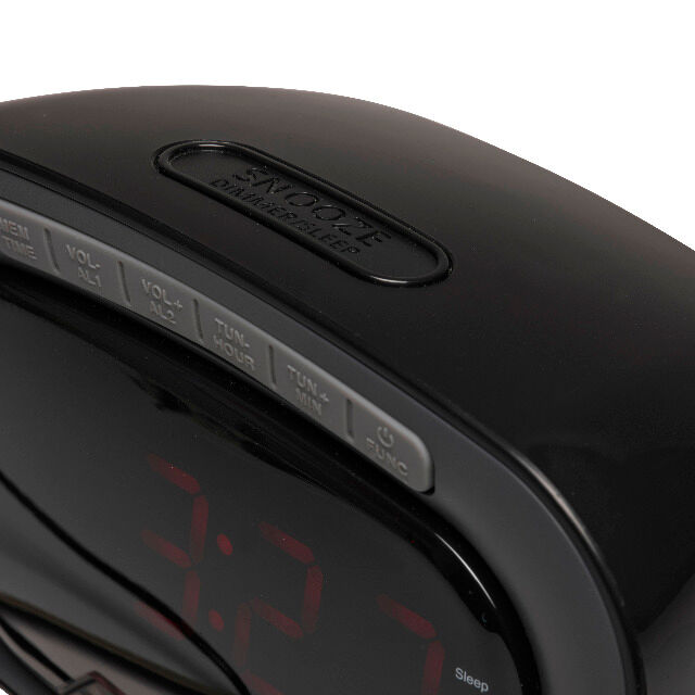 DENVER CR-422 PLL FM Clockradio mit Doppelalarmfunktion mit 20 voreingestellten Sendern