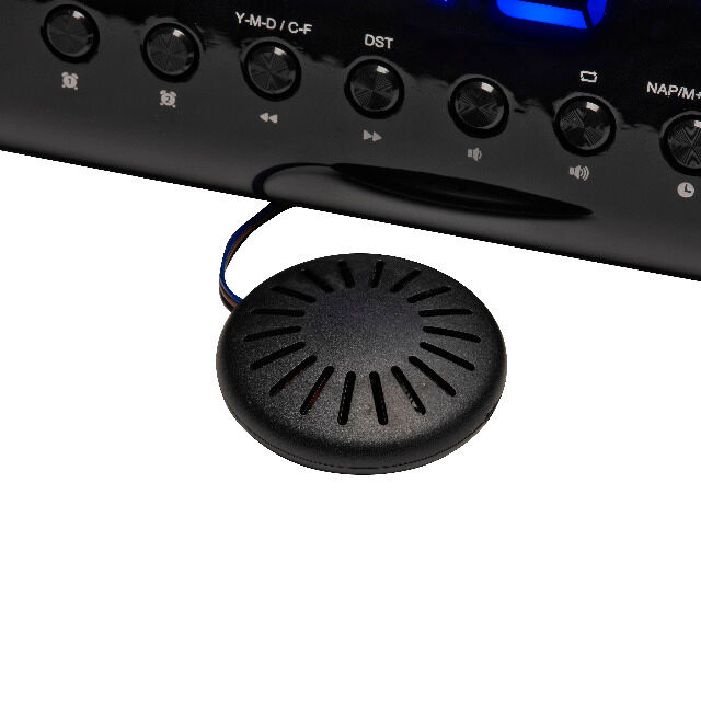 DENVER CR-718 Clockradio mit UKW-Radio & Wetteranzeige, 1,4 