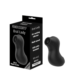 Power Escorts – BR223 – Oral Lady – Air Pressure Vibrator – Clit & Nipple Stimulator – 7 Modes – sauger