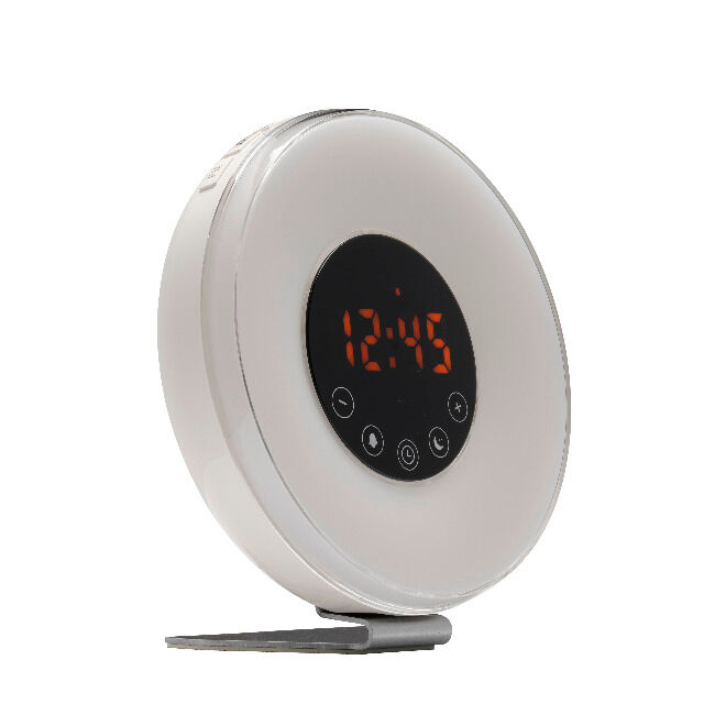 Denver CRL-340 Clockradio mit Wecklicht, Moodlight-Funktion und natürlichen Klängen Mit PLL FM Radio und 6 verschiedenen Naturgeräuschen