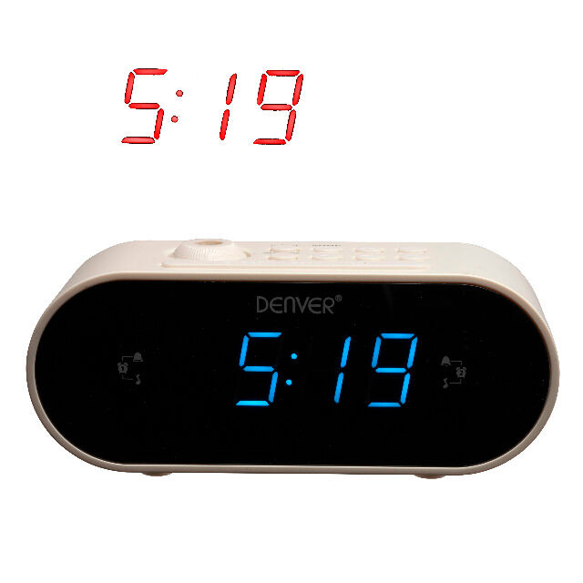 DENVER CRP-717 Taktradio mit 180 ° -Projektion und Doppelalarmfunktion 0,9 