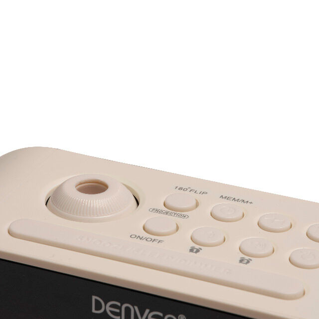 DENVER CRP-717 Taktradio mit 180 ° -Projektion und Doppelalarmfunktion 0,9 