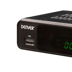 DENVER DVBS-206HD DVB-S2 Satellitenempfänger Settop Box mit HDMI Ausgang USB für die Medienwiedergabe