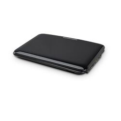 DENVER MT-1084NB Tragbarer DVD-Player mit 10,1-Zoll-Bildschirm und USB / SD-Kartensteckplatz für die Medienwiedergabe