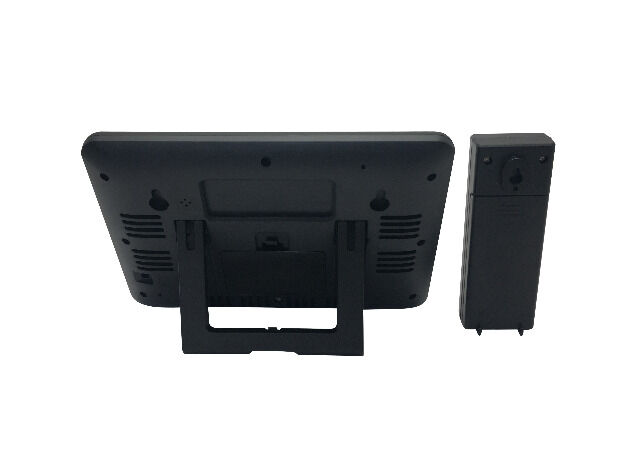 DENVER WS-520 Wetterstation mit Uhrfunktion & Innen-/Außenmessung 3 Touch-Tasten auf der Vorderseite für einfache Bedienung