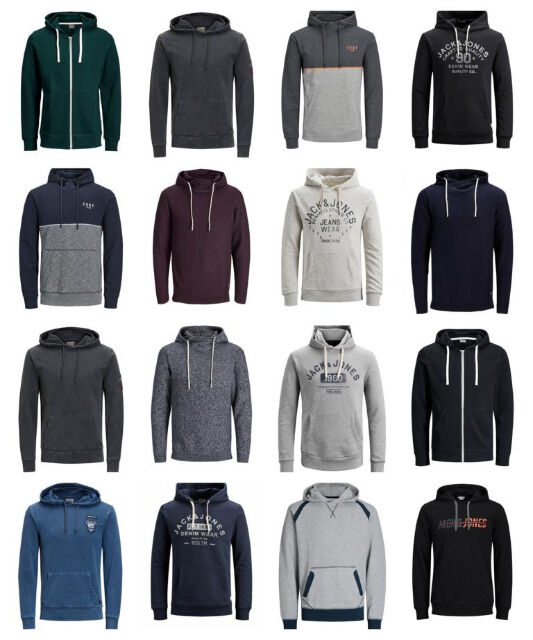 Jack & Jones Hoodies Kapuzenpullover Zipper Herren Mix