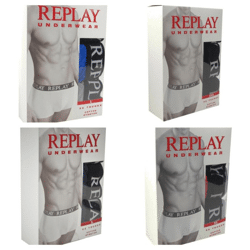 Replay Boxershorts Herren Unterwäsche Mix - 3er Pack