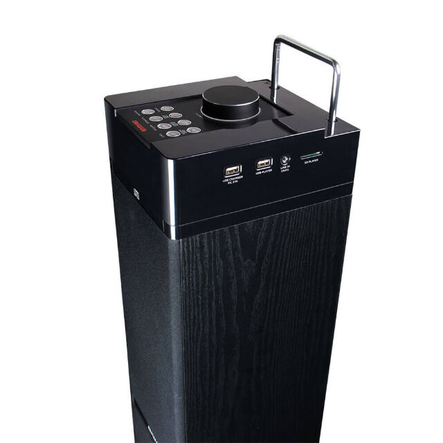 Aiwa TS-990CD Soundtower mit CD, Bluetooth, USB, SD und FM-Radio, 120 W, 125cm Soundbar, Soundsystem