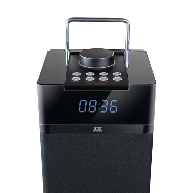 Aiwa TS-990CD Soundtower mit CD, Bluetooth, USB, SD und FM-Radio, 120 W, 125cm Soundbar, Soundsystem