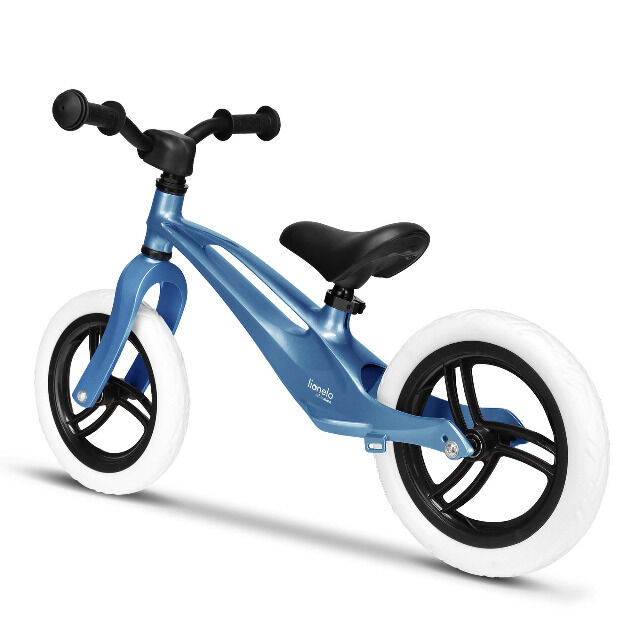 Lionelo Bart BLAU Laufrad Balance Bike ultraleicht nur 3kg Magnesiumrahmen Sicherheitslenkergriffe Tragegriff Fahrrad