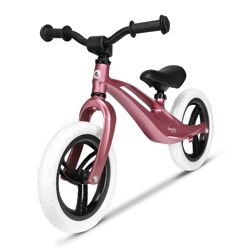 Lionelo Bart ROSA Laufrad Magnesiumrahmen 3kg, EVA-Schaumräder komfortable Fußstütze Fahrrad Balance Bike Roller